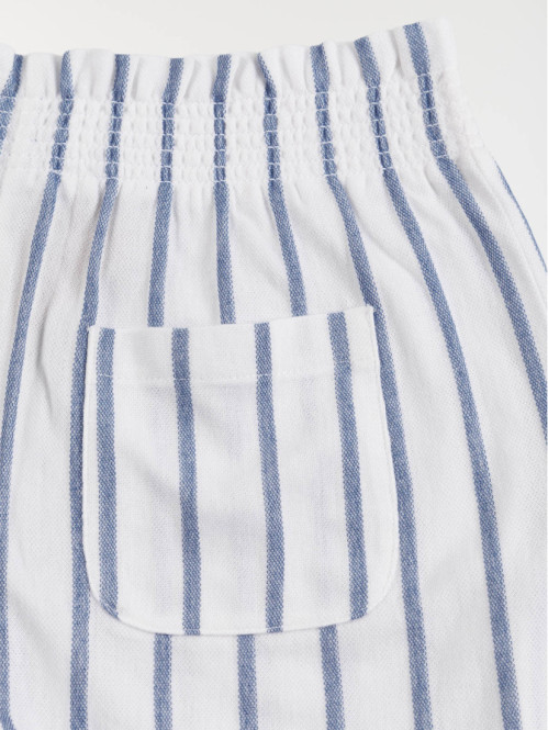 Short fille à rayures (3-12A)