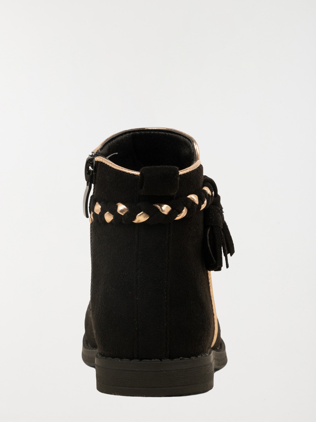 Bottines noires suédines fille (31-36)