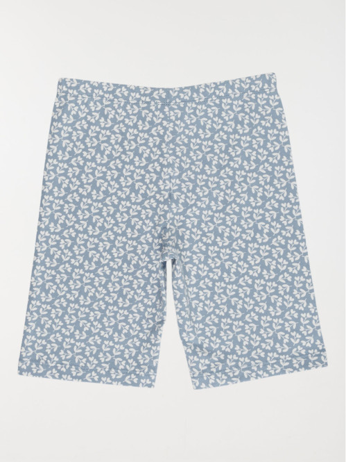 Cycliste imprimé fleuri...