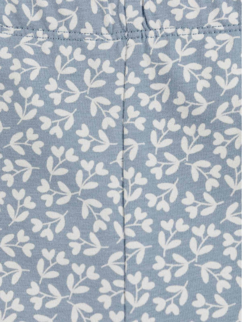 Cycliste imprimé fleuri...