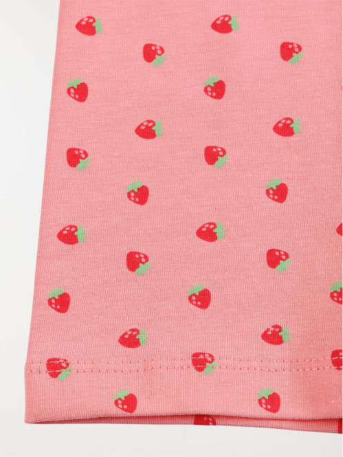 Cycliste imprimé fraise...