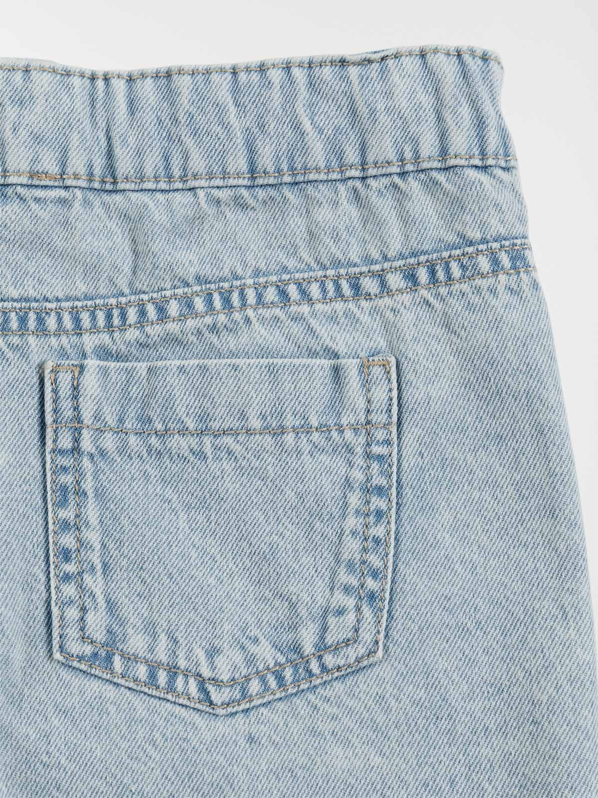 Jupe short en jean fille (3-12A) Jupe short en jean fille (3-12A)