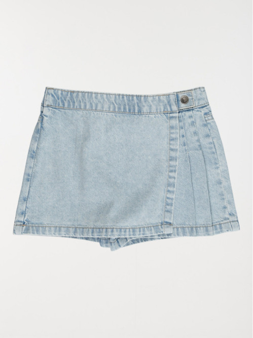Jupe short en jean fille (3-12A)