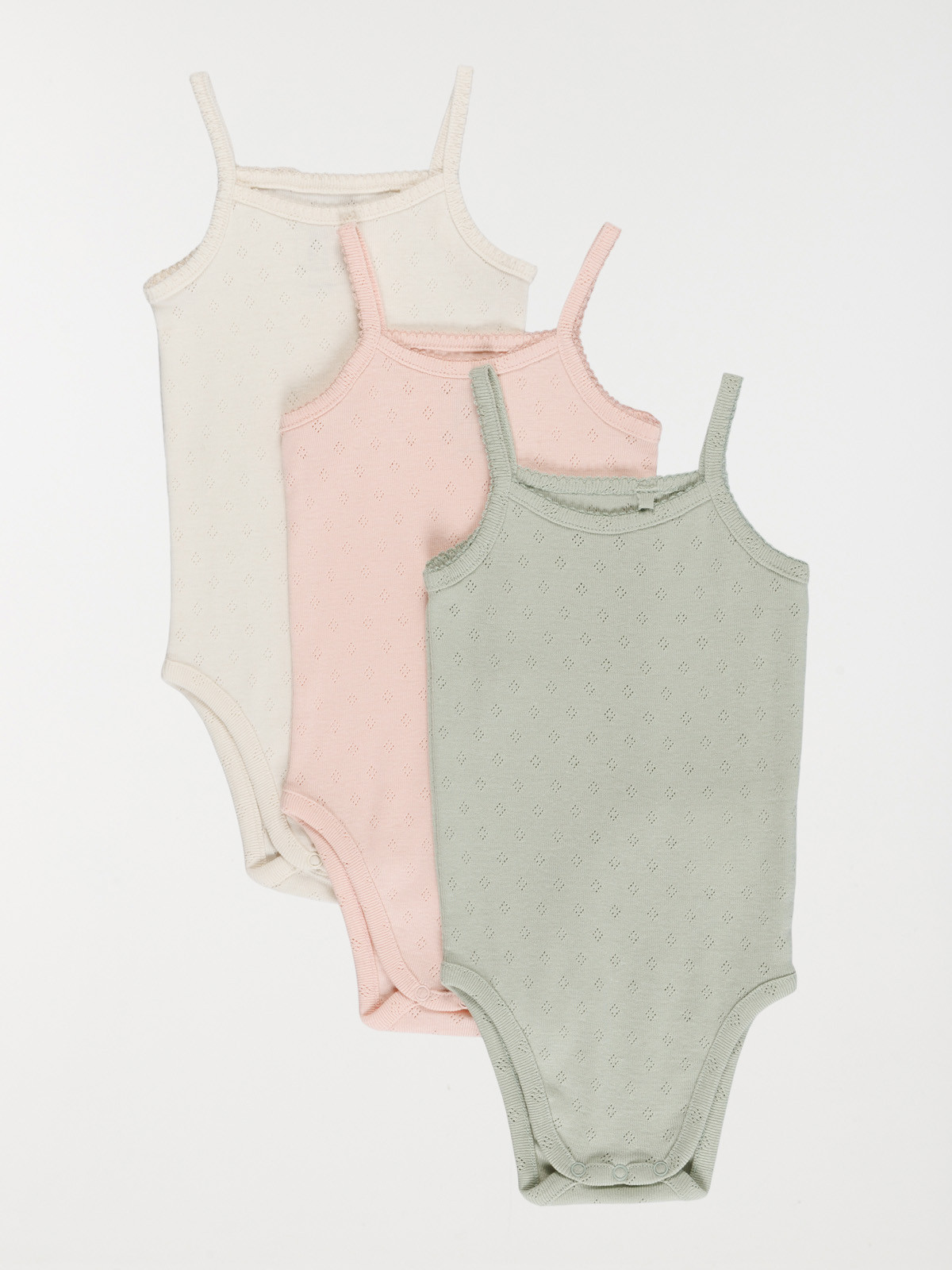 Lot de 3 bodies bretelles fille (3-24M)