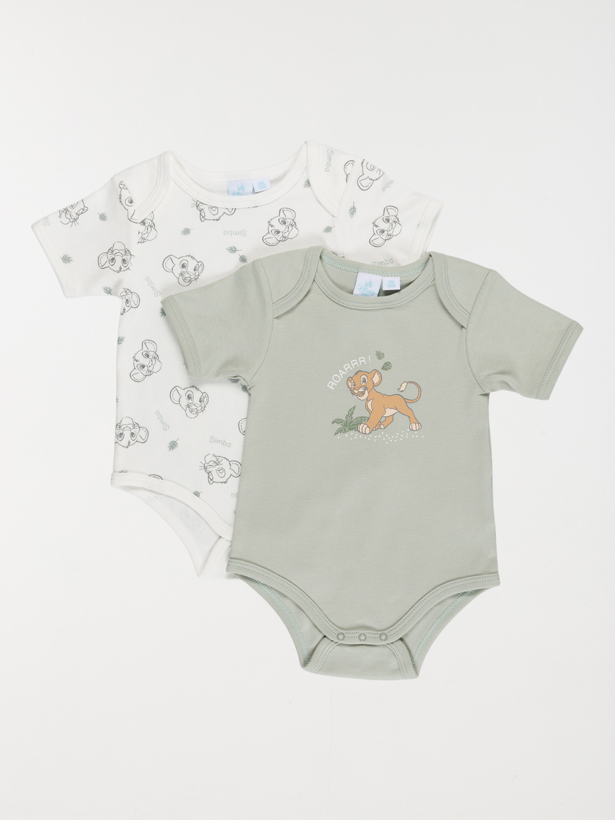 Lot de 2 bodies bébé Roi Lion (3-24M)