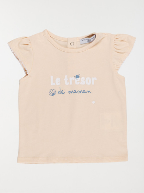 Ensemble fille t-shirt/cycliste (3-36M) Ensemble fille t-shirt/cycliste (3-36M)