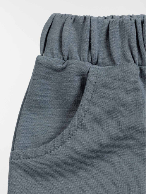 Bermuda bleu ardoise garçon (6-36M) Bermuda bleu ardoise garçon (6-36M)