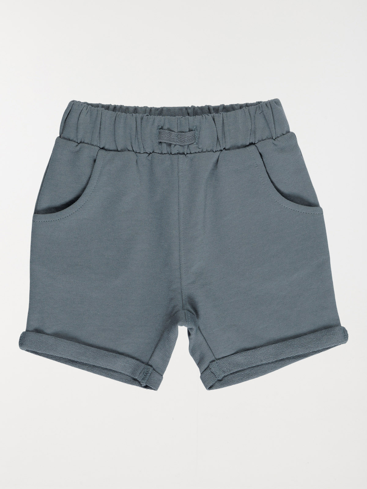 Bermuda bleu ardoise garçon (3-36M)