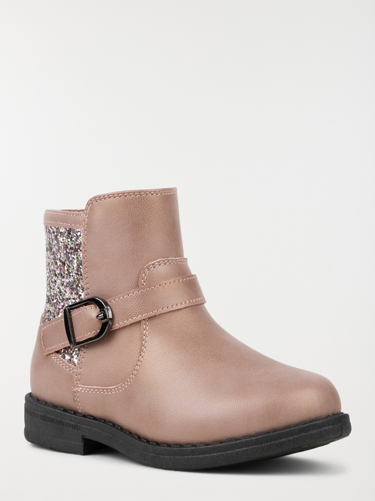 Bottines roses pailletées fille (31-35) Bottines roses pailletées fille (31-35)