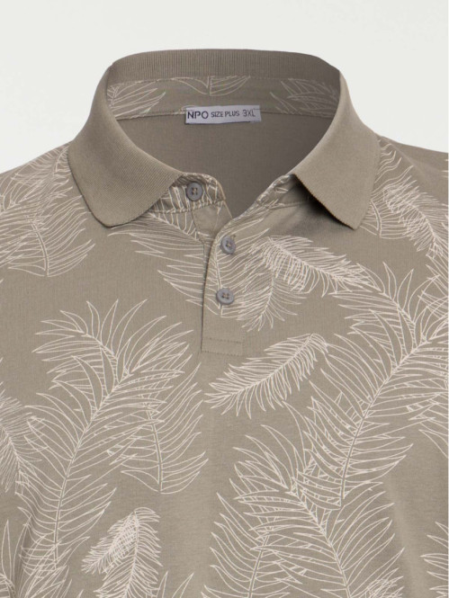 Polo homme grande taille tilleul Polo homme grande taille tilleul