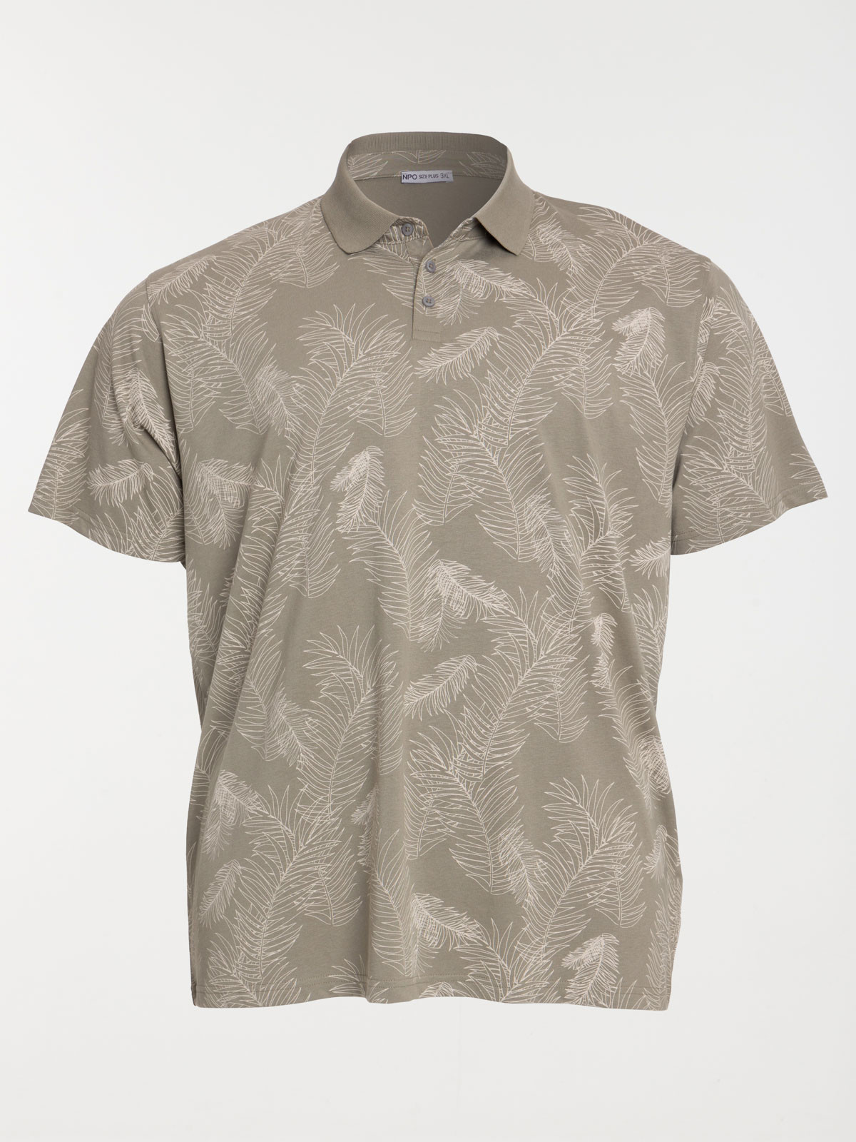 Polo homme grande taille tilleul