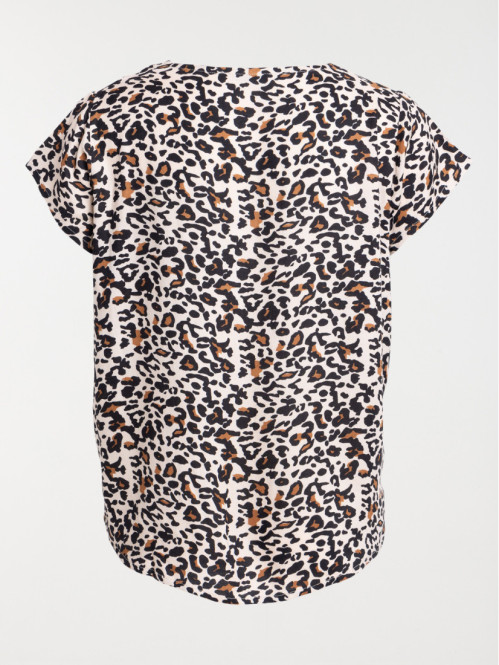 Top imprimé léopard grande taille femme Top imprimé léopard grande taille femme