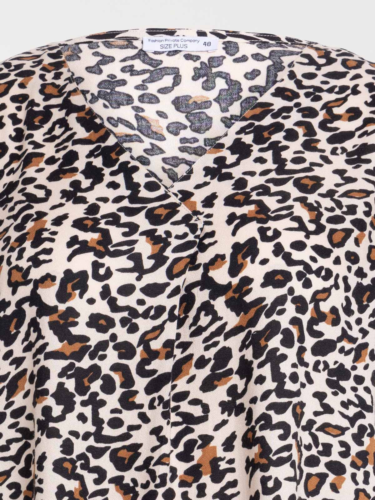 Top imprimé léopard grande taille femme Top imprimé léopard grande taille femme
