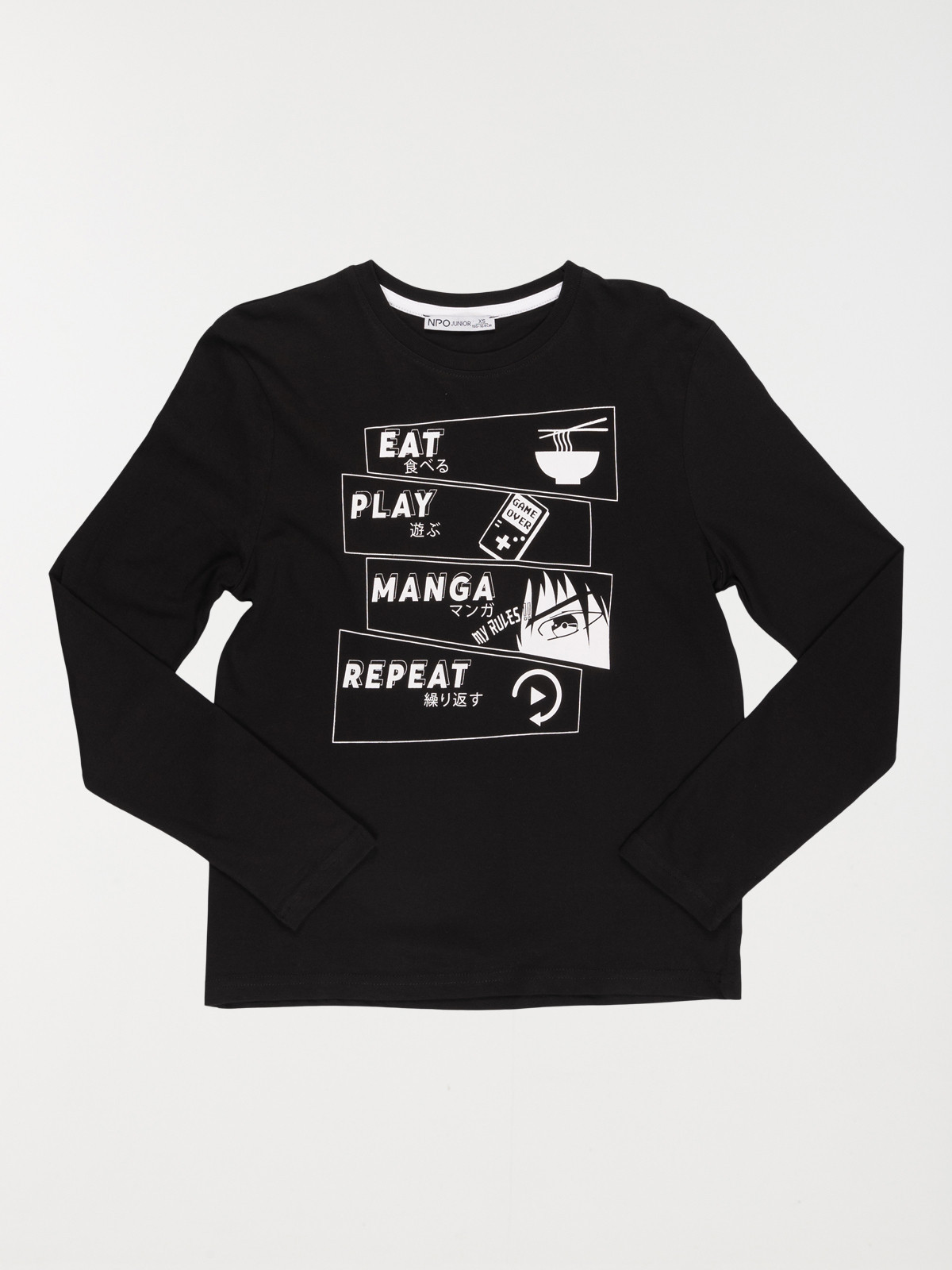 Tee-shirt motif manga garçon (XXS-M)