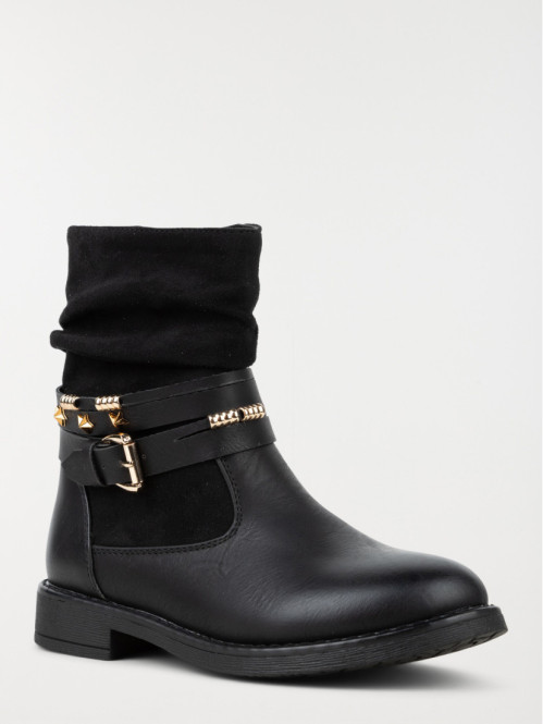 Bottines brides fantaisies fille (31-37) Bottines brides fantaisies fille (31-37)