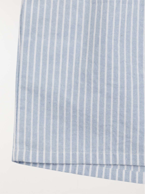 Blouse rayée à bretelles...