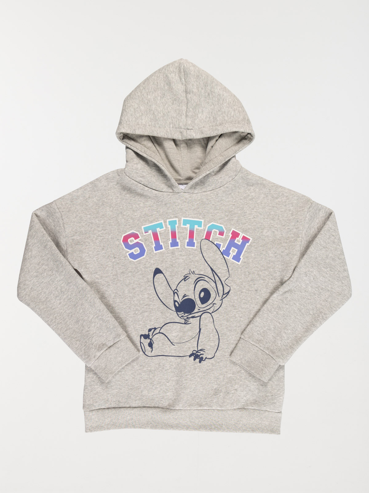 Sweat Stitch gris chiné fille (XXS-M)
