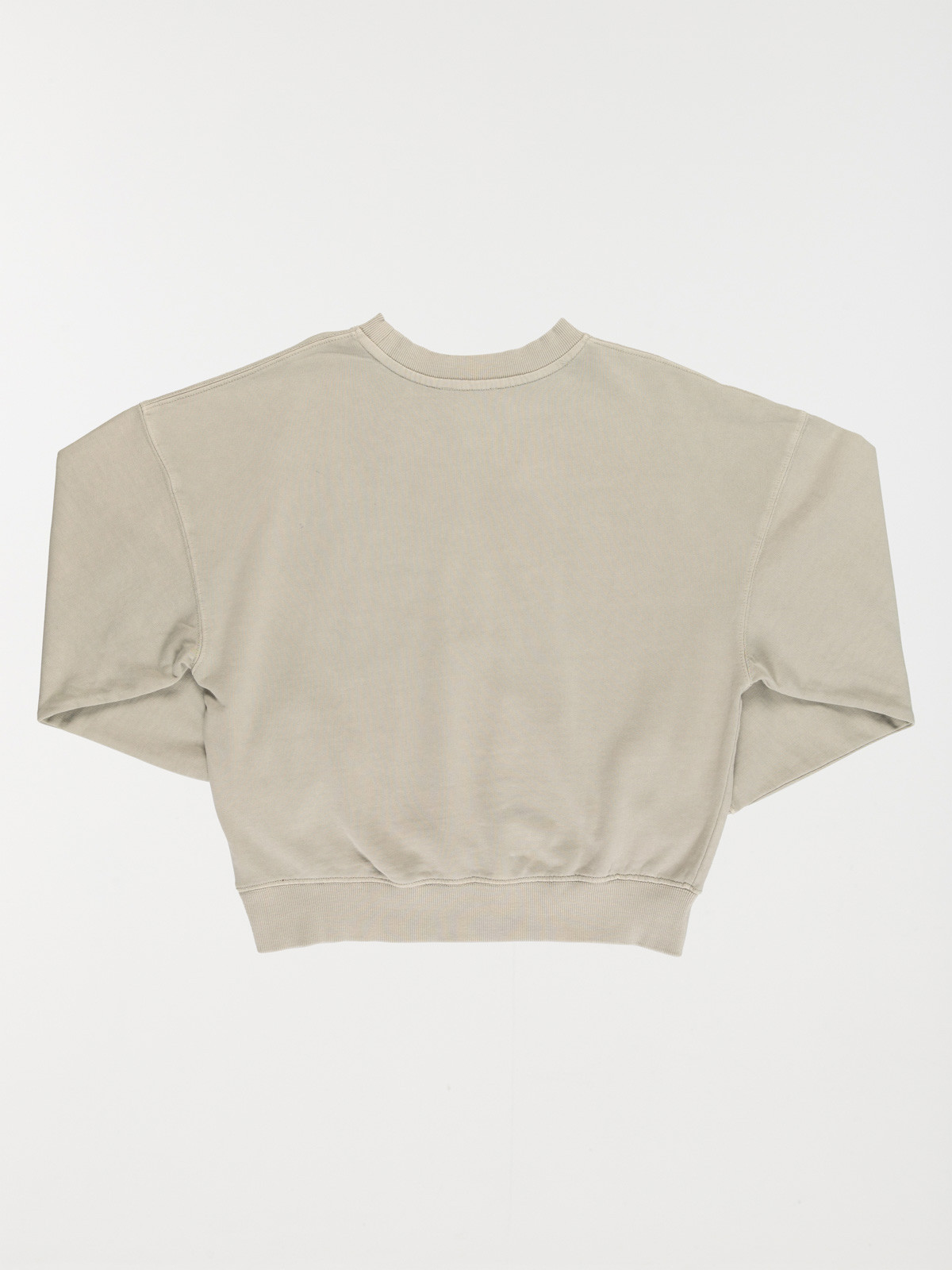 Sweat uni col rond fille (XXS-M)