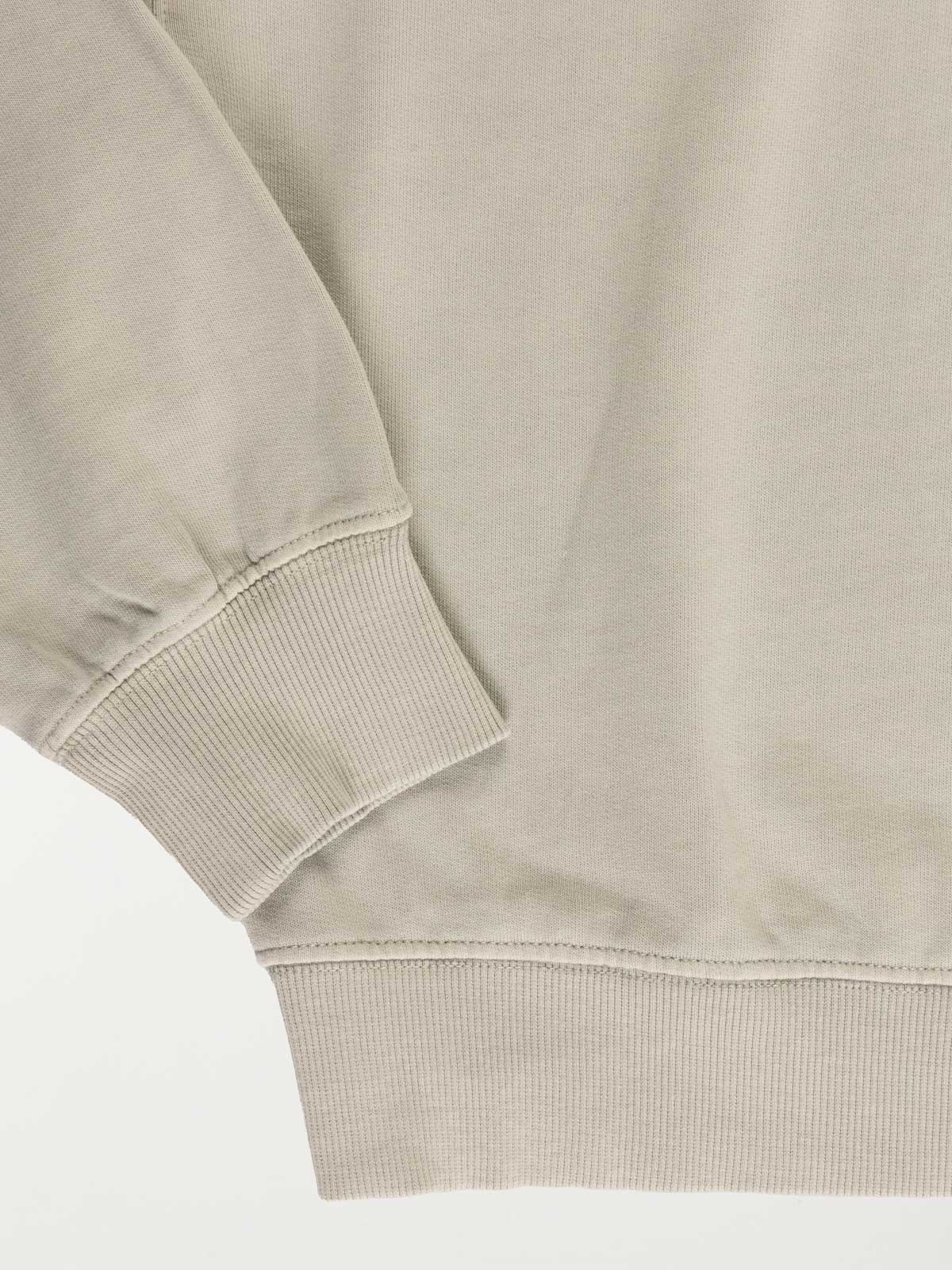 Sweat uni col rond fille (XXS-M)