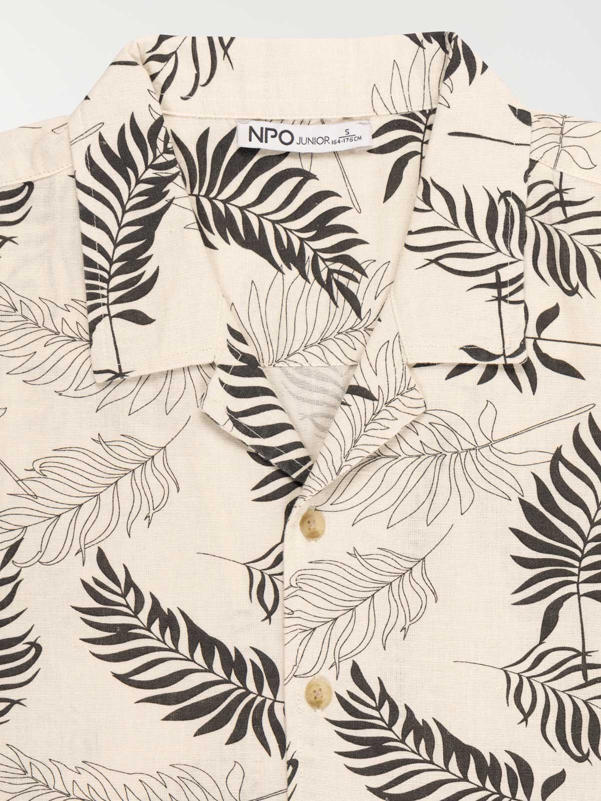 Chemisette feuillage garçon (XXS-M)