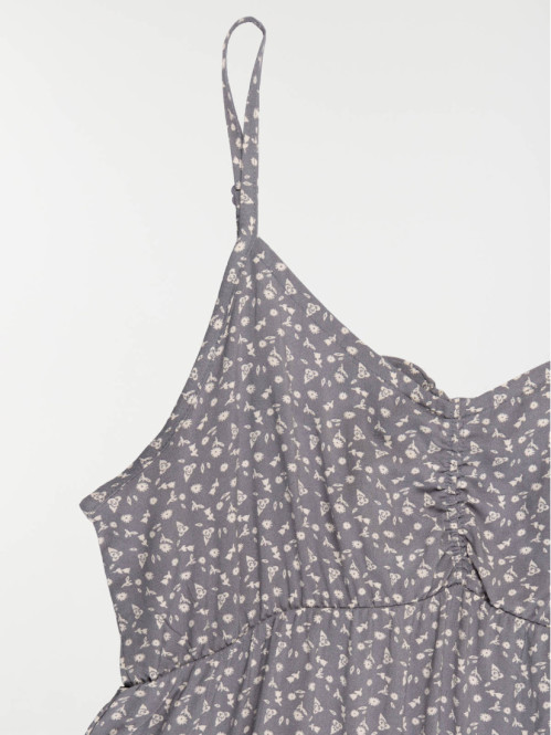 Robe à bretelles fleurie...