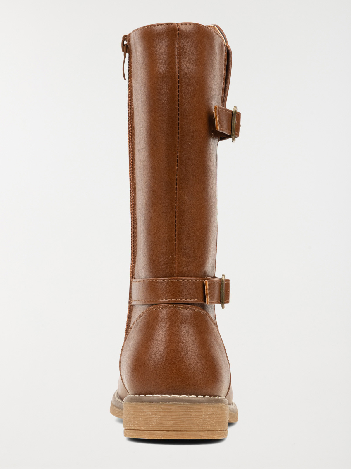 Bottes marrons brides fille (31-39)