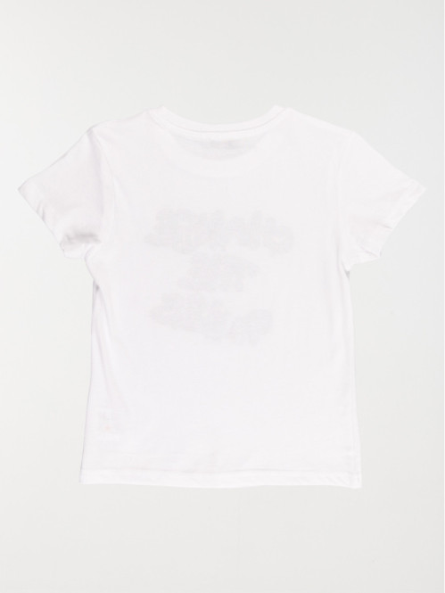 Tee-shirt blanc message...