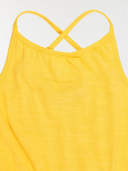 Combishort jaune doré fille...