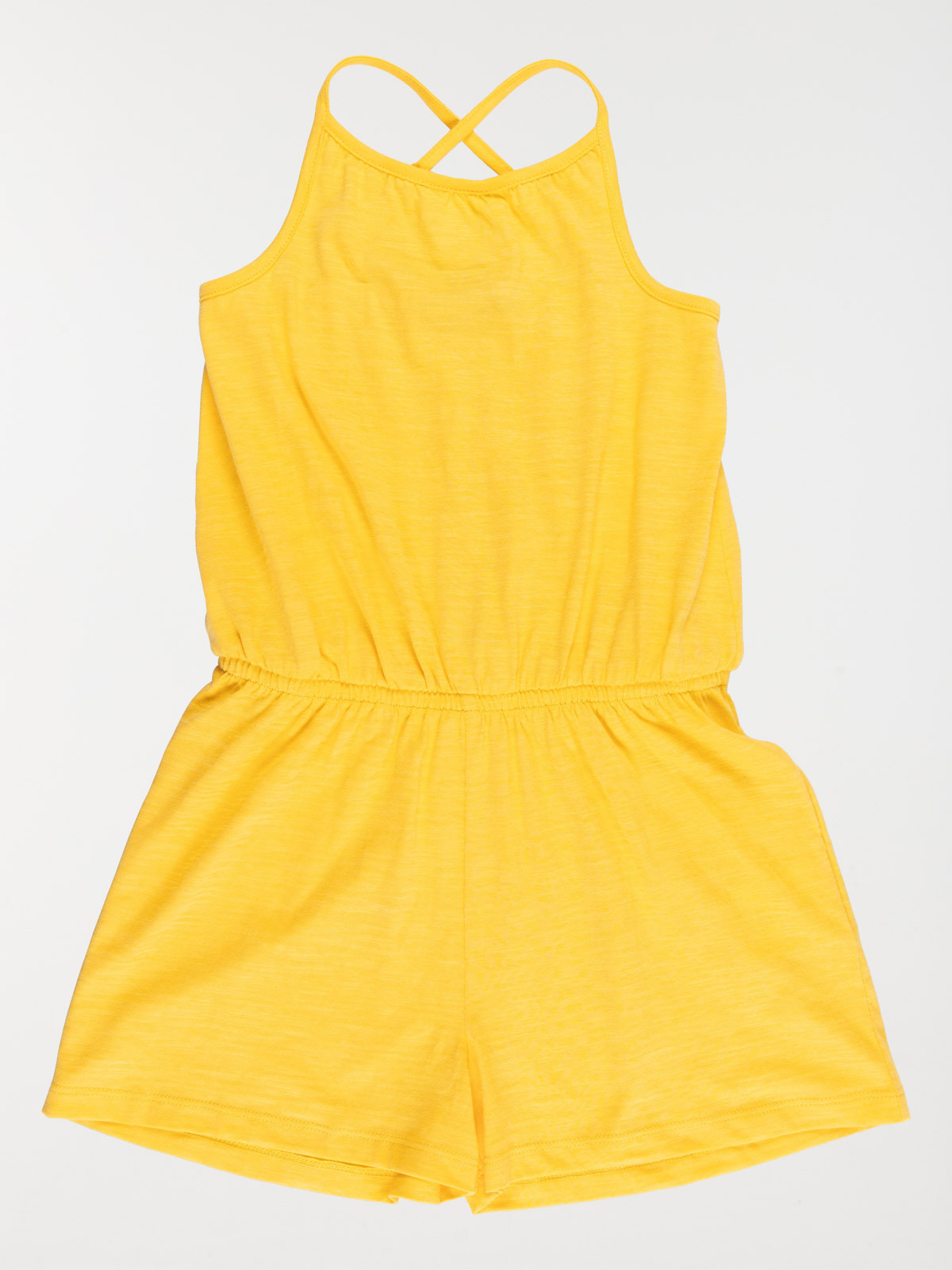 Combishort jaune doré fille (3-12A)