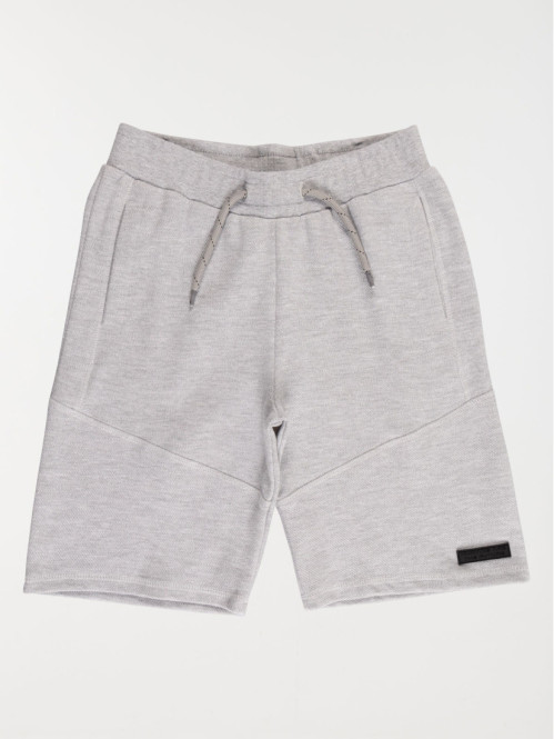 Bermuda garçon gris chiné (3-12A)