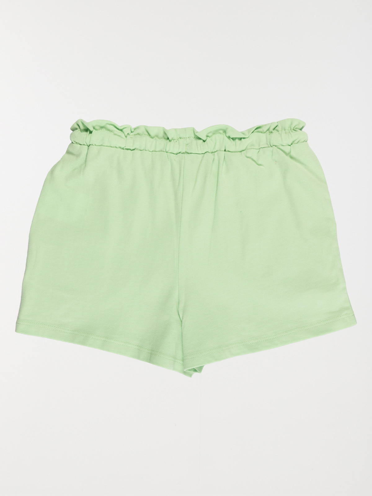 Short uni pomme verte fille (3-12A)
