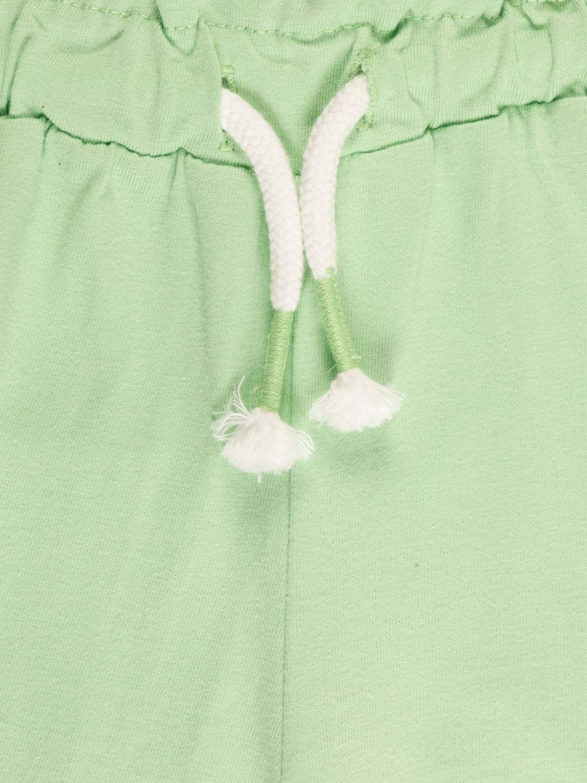 Short uni pomme verte fille (3-12A)