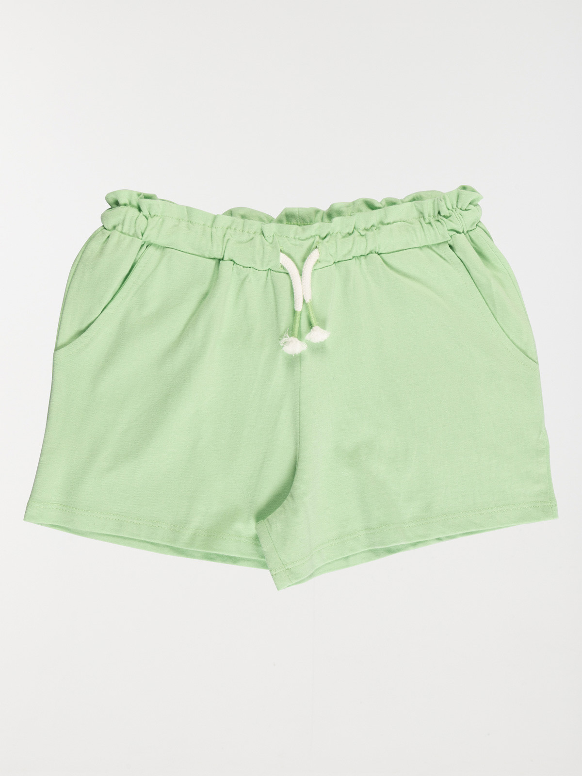 Short uni pomme verte fille (3-12A)