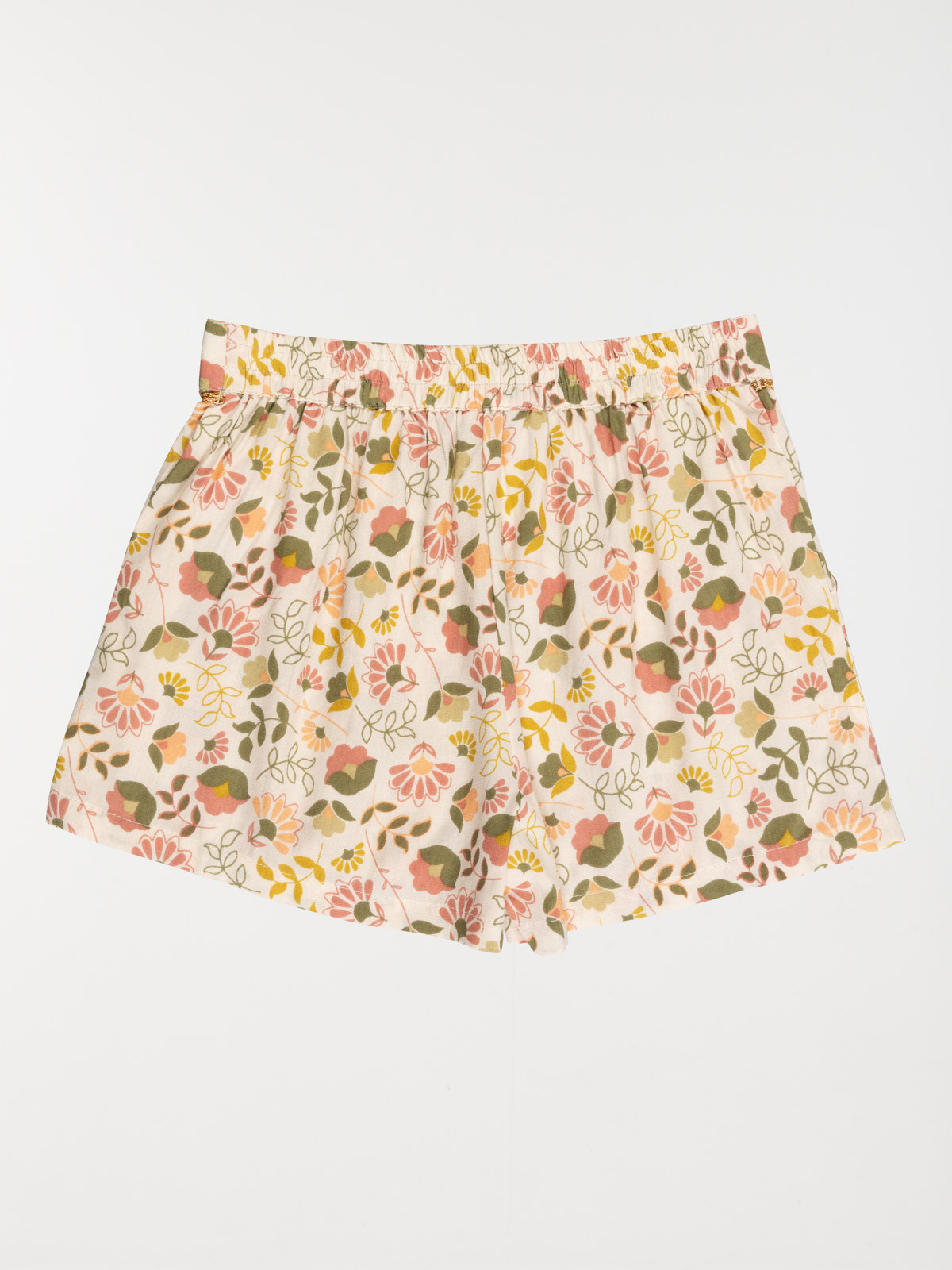 Short fille imprimé fleuri (3-12A)