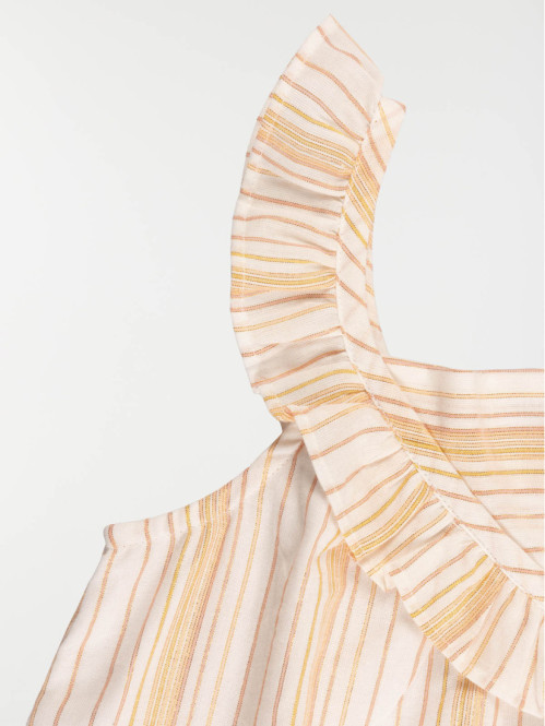 Blouse imprimé tropical...