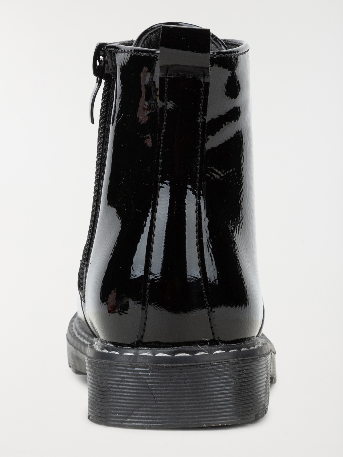 Bottine vernie noire lacet fille (24-30)