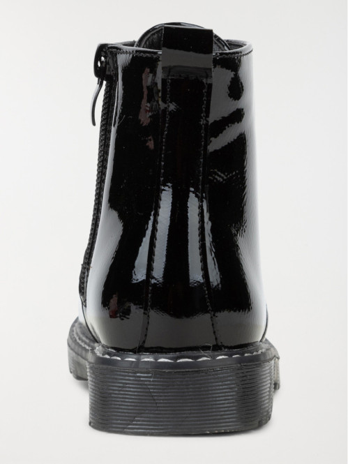 Bottine vernie noire lacet...