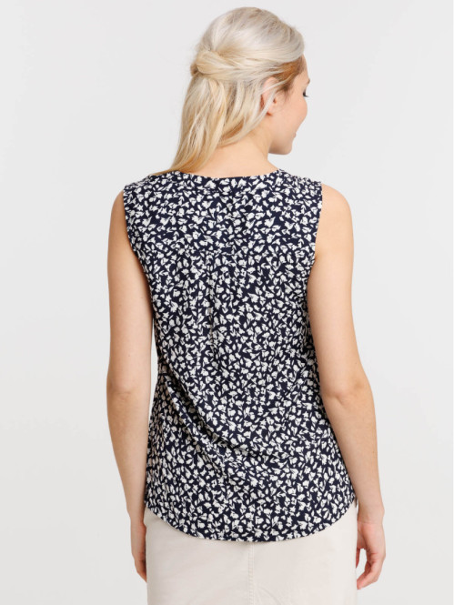 Blouse fleurie sans manches femme Blouse fleurie sans manches femme