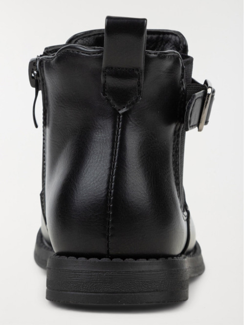Bottine noire bride fille...