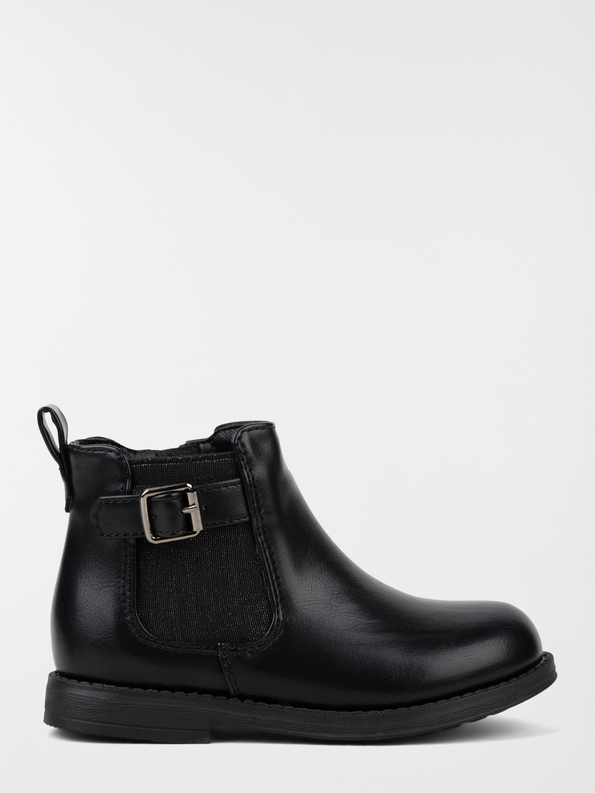 Bottine noire bride fille (24-30)