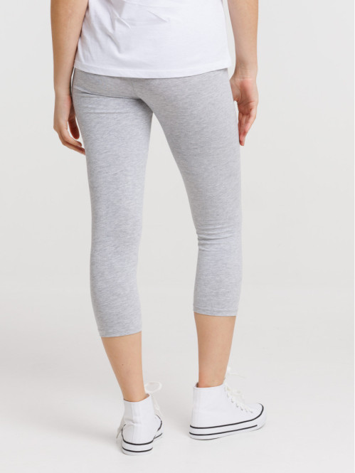 Corsaire gris chiné femme