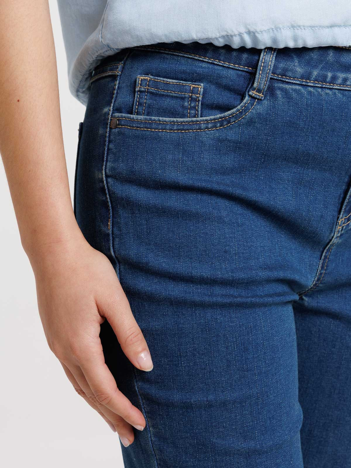 Pantacourt en jean stone femme Pantacourt en jean stone femme