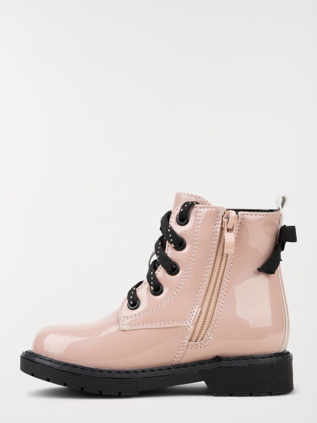Bottine vernie rose lacet fille (25-30)