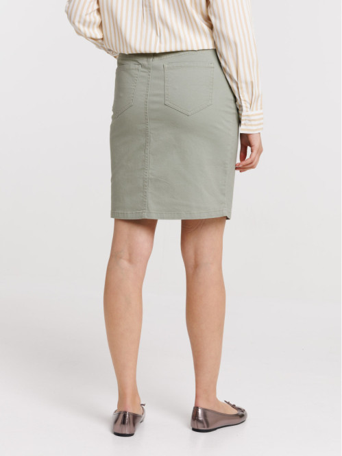 Jupe droite mousse clair femme Jupe droite mousse clair femme