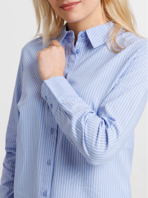 Chemise rayée manches...