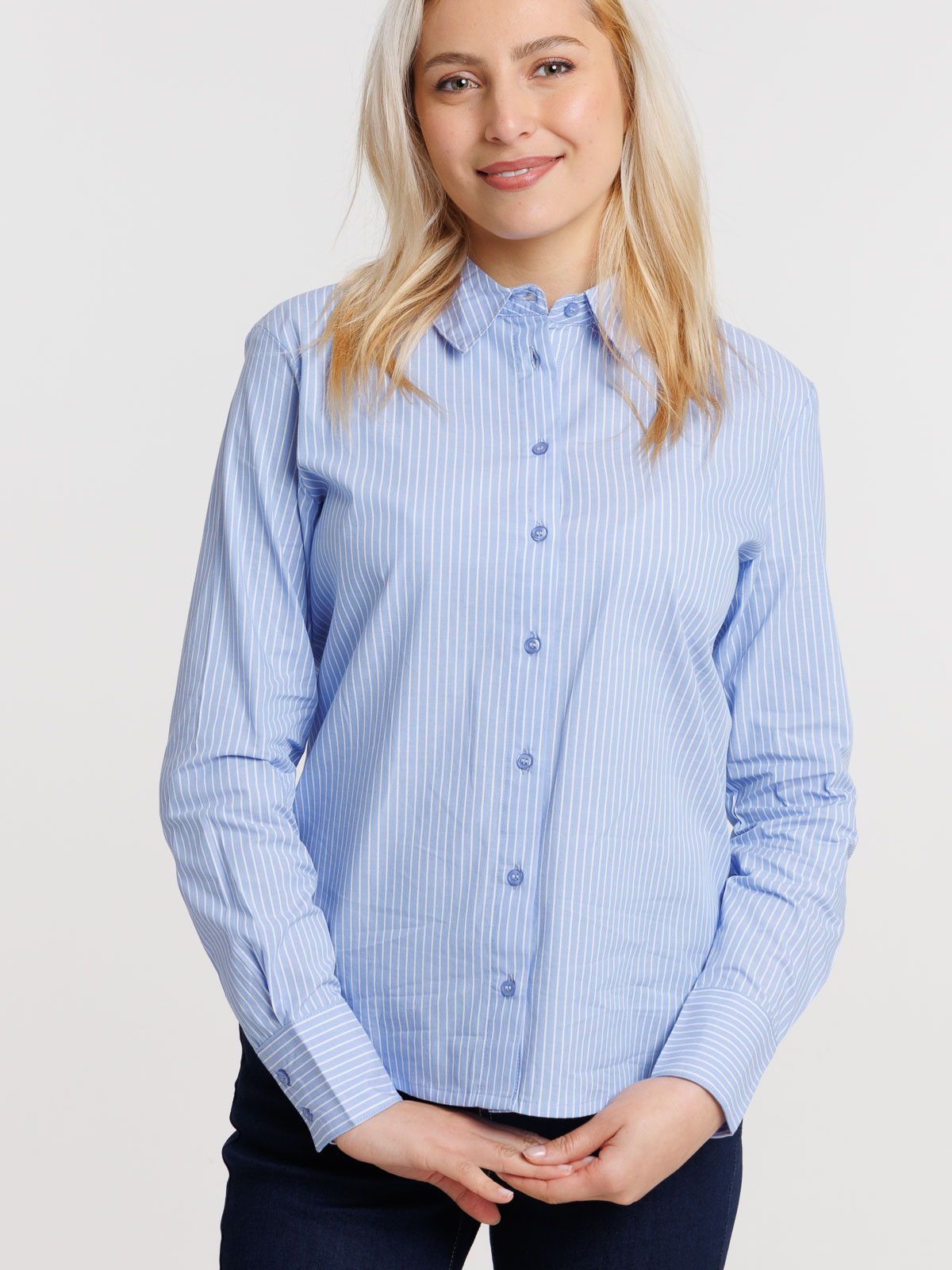 Chemise rayée manches longues femme Chemise rayée manches longues femme