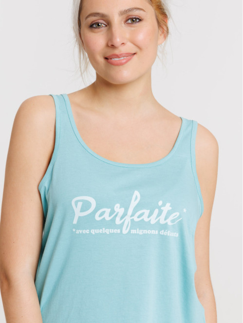 Pyjacourt message turquoise...