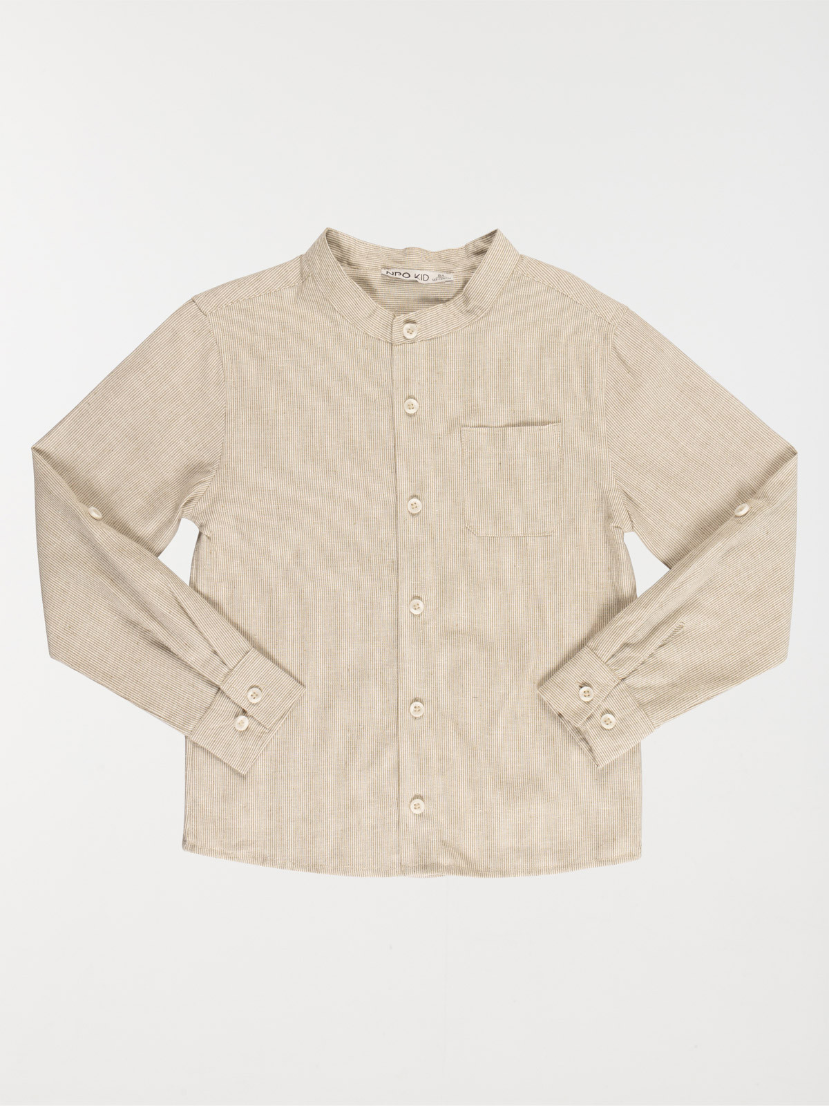 Chemise col mao garçon (3-12A)