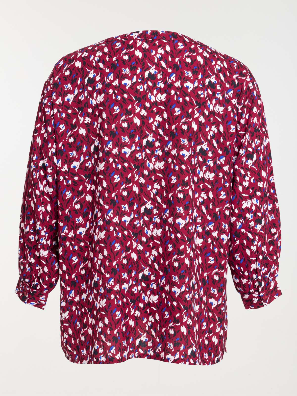 Blouse lie de vin grande taille femme