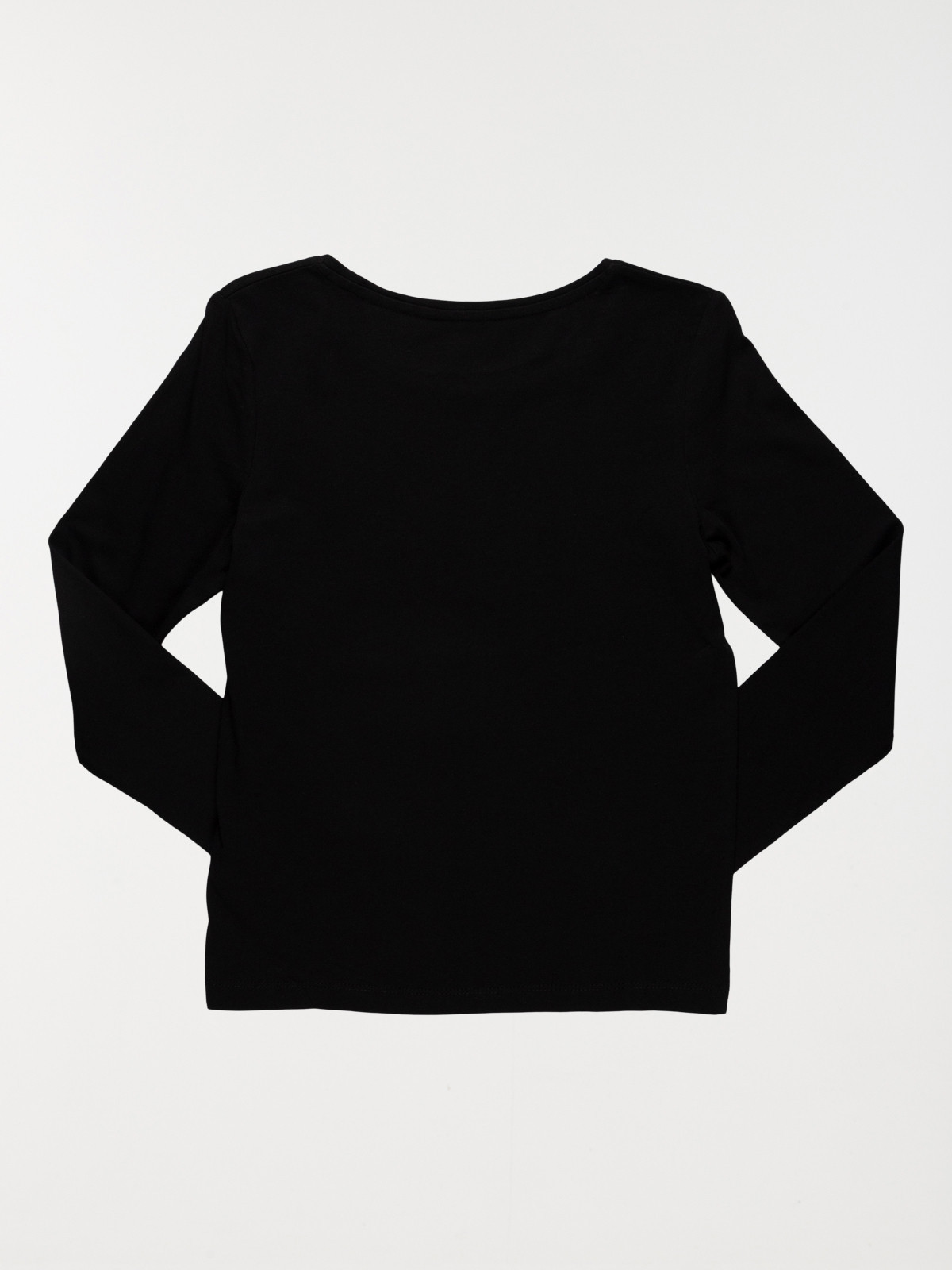 T-shirt noir imprimé fille (10-16A) T-shirt noir imprimé fille (10-16A)